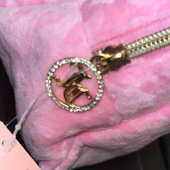 Juicy Couture Pink Heart-Patterned Travel Cosmetic Bag - Picture 5 of 6